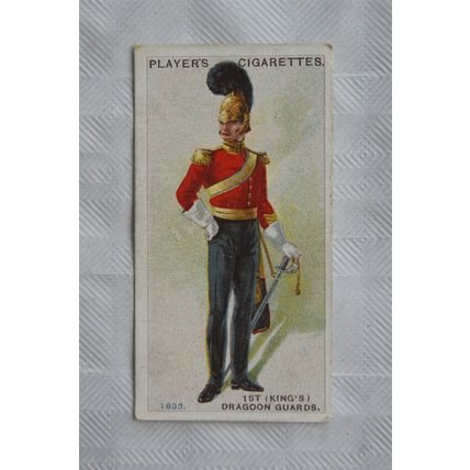 1914 Players Regimental Uniforms 75, 1st King's Dragoon Guards, officer 1835