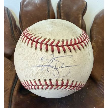 Greg Swindell Signed Autographed Game Used Official Major League (OML) Baseball