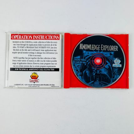 Knowledge Explorer Apple MacIntosh CD-ROM Educational Software
