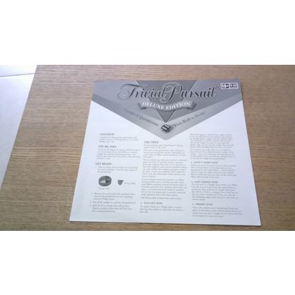 TRIVIAL PURSUIT: DELUXE EDITION (Horn Abbot Int Ltd/Parker)