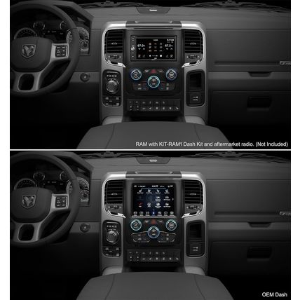 Idatalink Maestro RAM1 Radio Installation Kit Compatible with 13-18 Ram 1500 250