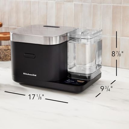 Kitchenaid Grain and Rice Cooker 8 Cup with Automatically Sensing Integrated Sca