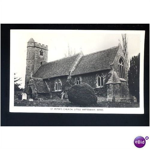 Berkshire LITTLE WITTENHAM St Peter's Church Postcard
