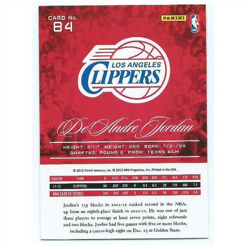 2012-13 Prestige - #84 - DeAndre Jordan