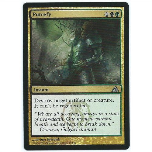 Magic the Gathering - Dragon's Maze - #93/156 - Putrefy