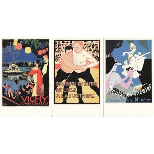 6 Dalkeith Classic Poster Postcard ENTERTAINMENTS Dance Cinema Wrestling Theatre