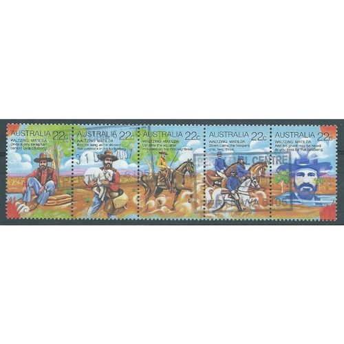 AUS 1980 SE~TE SET 'WALTZING MATILDA' (5v) FINE USED (EBID34-134)