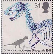 Great Britain 1991 Dinosaurs 31p Tyrannosaurus Unmounted Mint NHM SG 1575 stamp