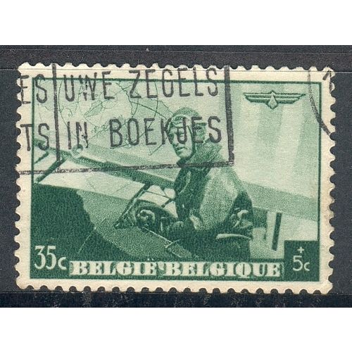 Belgium 1938 - SG 810 - 10c + 5c King Leopold in Plane FU