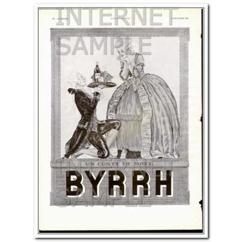BYRRH 1932 Christmas drink French aperitif vintage ad