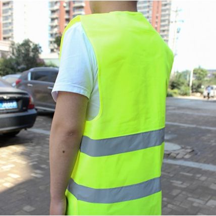 High Safety Visibility Reflective Vest Warning Waistcoat Stripes Jacket Car UK