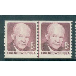 1402 8c Dwight Eisenhower Almost Very Fine MNH CLP R0228