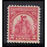 657 2c General John Sullivan Fine MNH O1584
