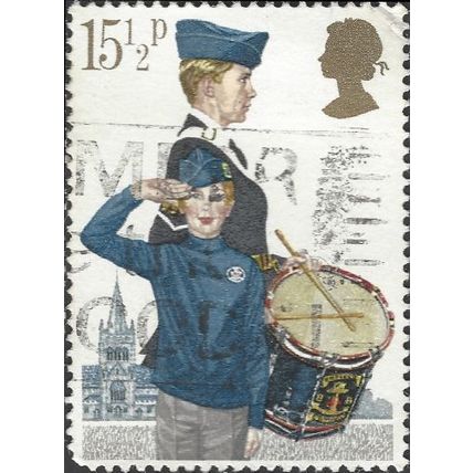 GB, Boys Brigade, blue 1982, 15½p, #3