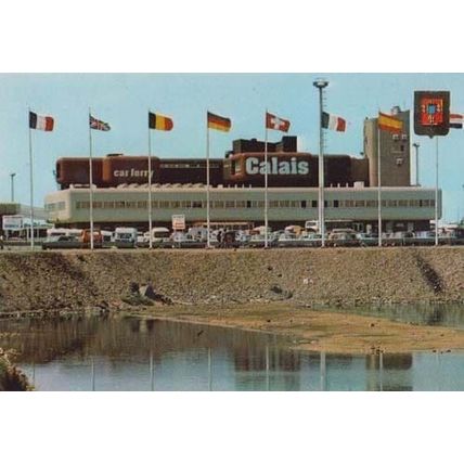Calais France Maritime Gate Station East Terminal Cote D'Opale Photo Postcard