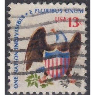USA, 1975 13c Bald Eagle, SG 1595 (Scott #1596), used,