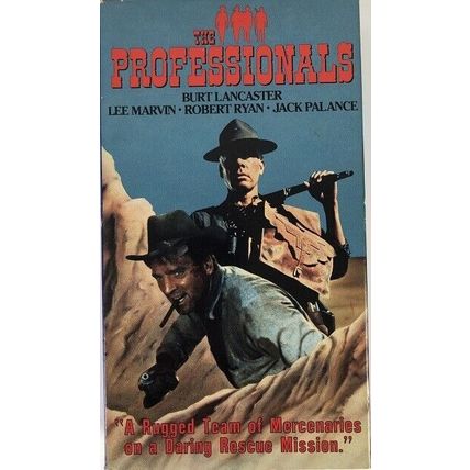 Professionals...Starring: Burt Lancaster, Lee Marvin, Robert Ryan (used VHS)