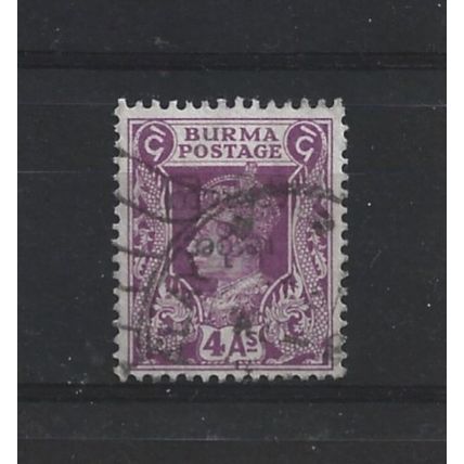Burma.SG77 4a Purple.Fine Used.Jul25c