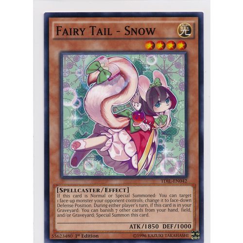 YuGiOh The Dark Illusion - TDIL-EN042 - Fairy Tail - Snow - 1st Edition