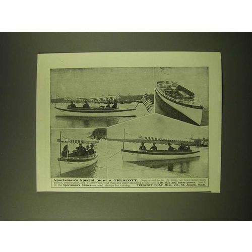 1902 Truscott Boat Ad - Sportsman's Special (new) a Truscott