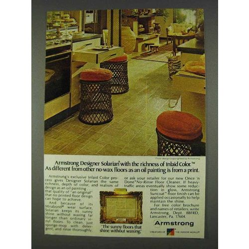 1978 Armstrong Designer Solarian Floor Ad - Richness