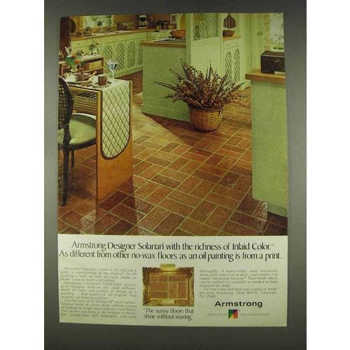 1978 Armstrong Designer Solarian Floor Ad