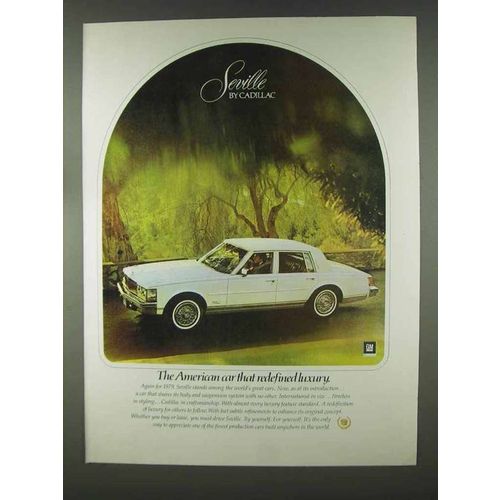1979 Cadillac Seville Ad - Redefined Luxury