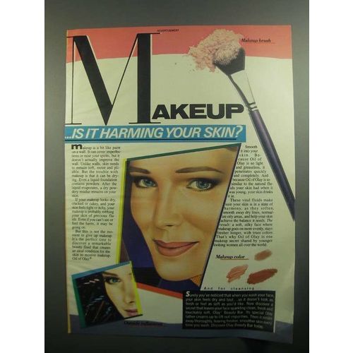 1984 Oil of Olay Makeup Ad - Is It Harming Your Skin?