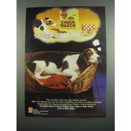1984 Purina Chuck Wagon Dog Food Ad