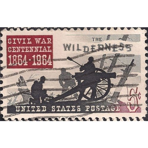 USA, Battle of Wilderness, red 1964, 5c