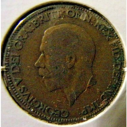 1935 Great Britain-Half Penny-Fine detail