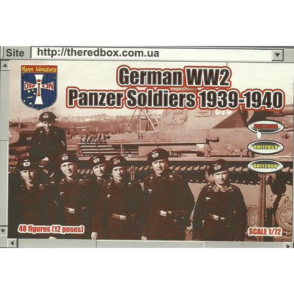 Orion 1/72 WW2 German Panzer Soldiers 1939-1940