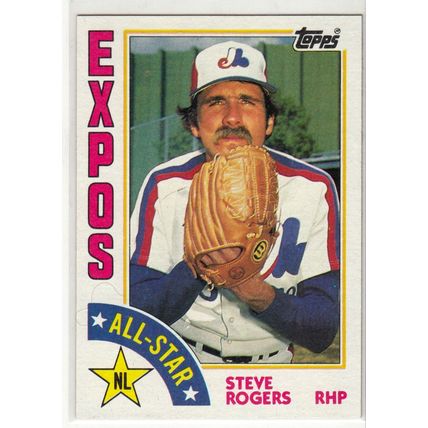 1984 Topps baseball card 394 Steve Rogers All-Star
