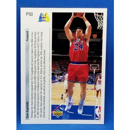 1992-93 Upper Deck McDonald's #P50 Tom Gugliotta