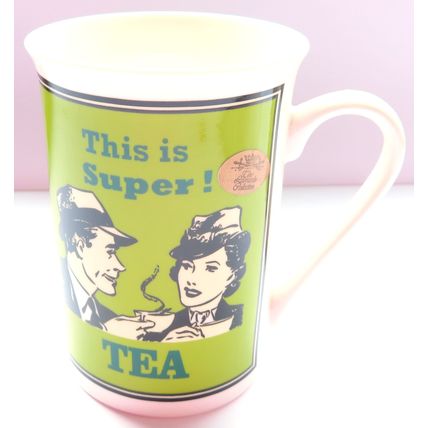 This is Super Tea Mug & Coaster Set 10.5 CM - 0017CM