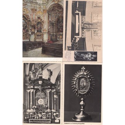 Gnedenbild Von Herdenberg Neviges Rhld Ettal 4x German Religious Postcard s