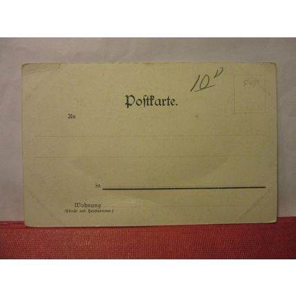 LINDERHOF, GERMANY unused antique postcard =