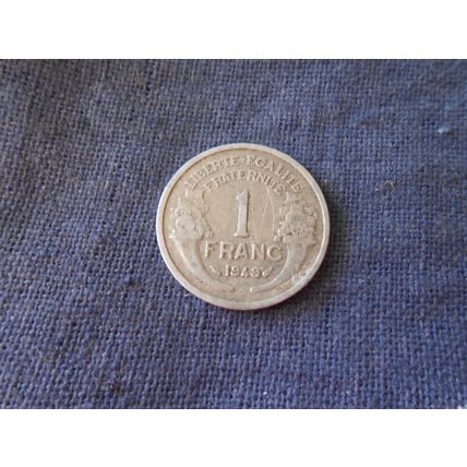 1949 FRANCE 1 FRANC COIN.