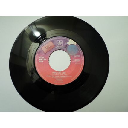 7" OLIVIA NEWTON JOHN 1974. LONG LIVE LOVE. PYE 7N25638. ANGEL EYES. VERY GOOD +