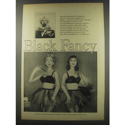 1956 Hollywood V-ette Ad - Convertible Whirlpool and Renoir Whirlpool Bras