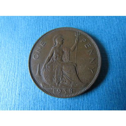 1938 GEORGE VI ONE PENNY FREE POST. (zzebid)