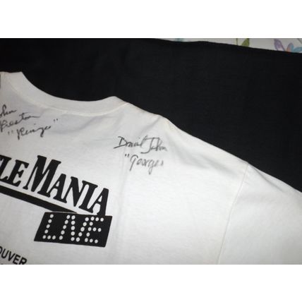 Beatles NEW! Beatle Mania Live 2004 T-shirt, Signed, XL