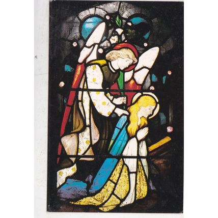Henry Holiday The Annunciation Greetings card used VGC