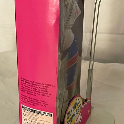 Mattel 1996 Atlanta Olympic Gymnast Barbie African American Doll #15124