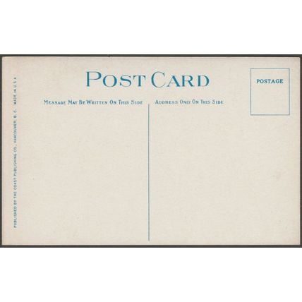 Beacon Hill Park, Victoria, British Columbia, c.1910s - Coast Publishing Co PC