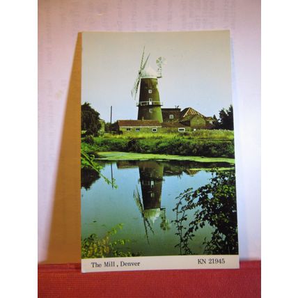 THE MILL, DENVER, NORFOLK used postcard by Kingsley dated 1983 =
