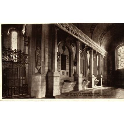Edinburgh, Scottish National War Memorial, 0048, 4 x Vintage Postcards
