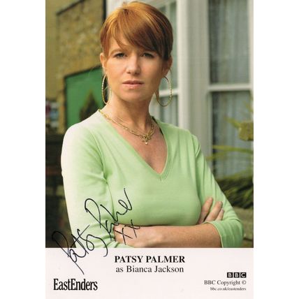 Patsy Palmer as Bianca Jackson Eastenders Hand Signed Cast Card Photo