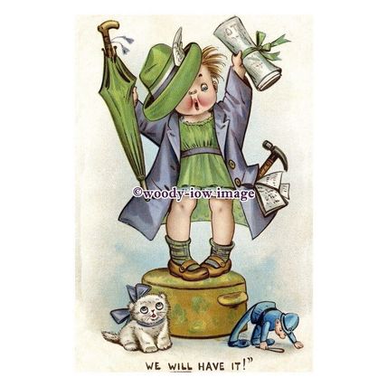 rs0014 - Suffragettes - We Will Have It - Comic - Humour - print 6x4