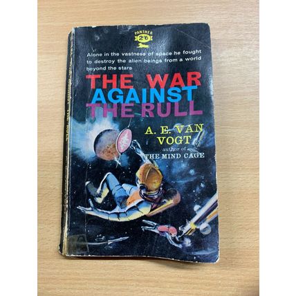 1962 A E VAN VOGT "THE WAR AGAINST THE RULL" SCIENCE FICTION PAPERBACK BOOK (P3)